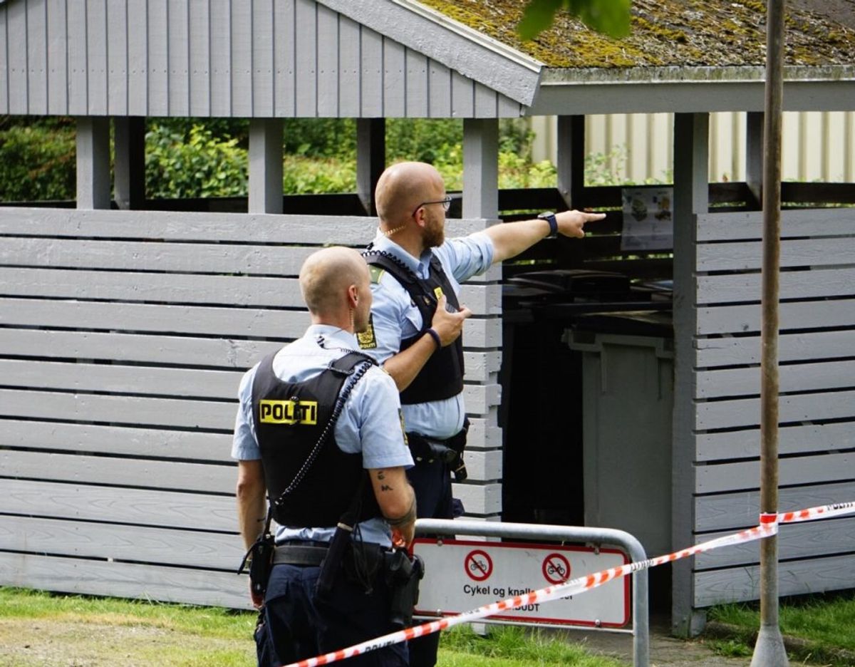 En person er fundet død. Foto: Presse-fotos.dk