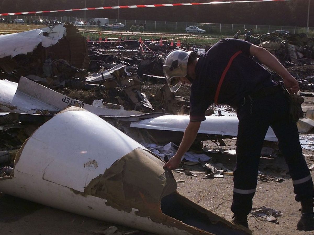 I dag for 20 år siden styrtede et Concorde-fly ned i Paris. Det kostede 113 personer livet. Og blev samtidig flyets endeligt. (Foto: Georges GOBET /Scanpix).