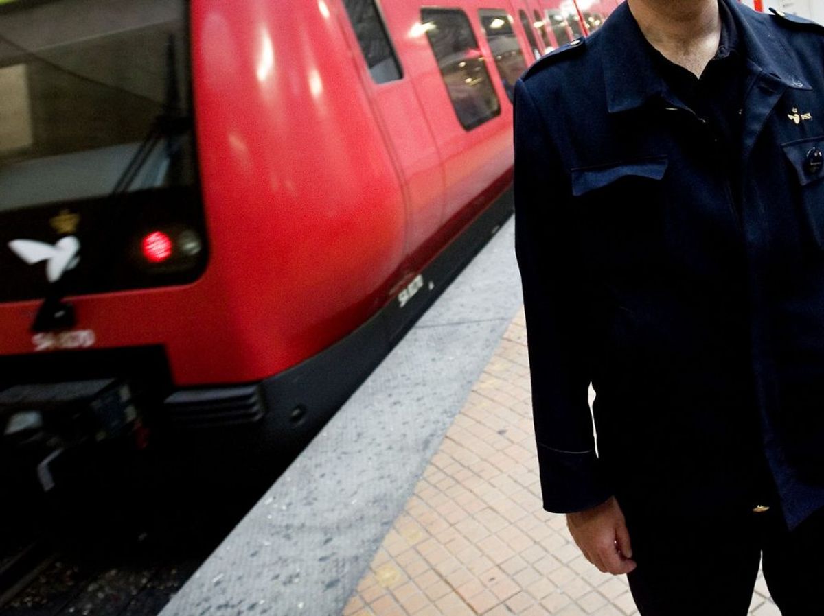 En togkontrollør blev ved Hvalsø Station overfuset af en 41-årig mand uden billet. Foto: Ritzau Scanpix/ Arkiv
