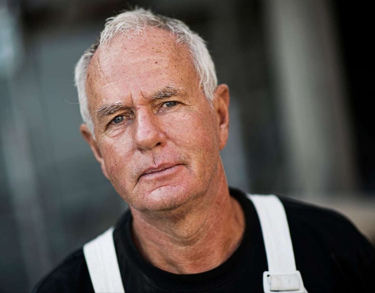 – Jeg blev mega overrasket over, hvor lav min efterløn ville blive, siger Michael Liesk, murerarbejdsmand. – Foto: Joachim Rode, Fagbladet 3F/