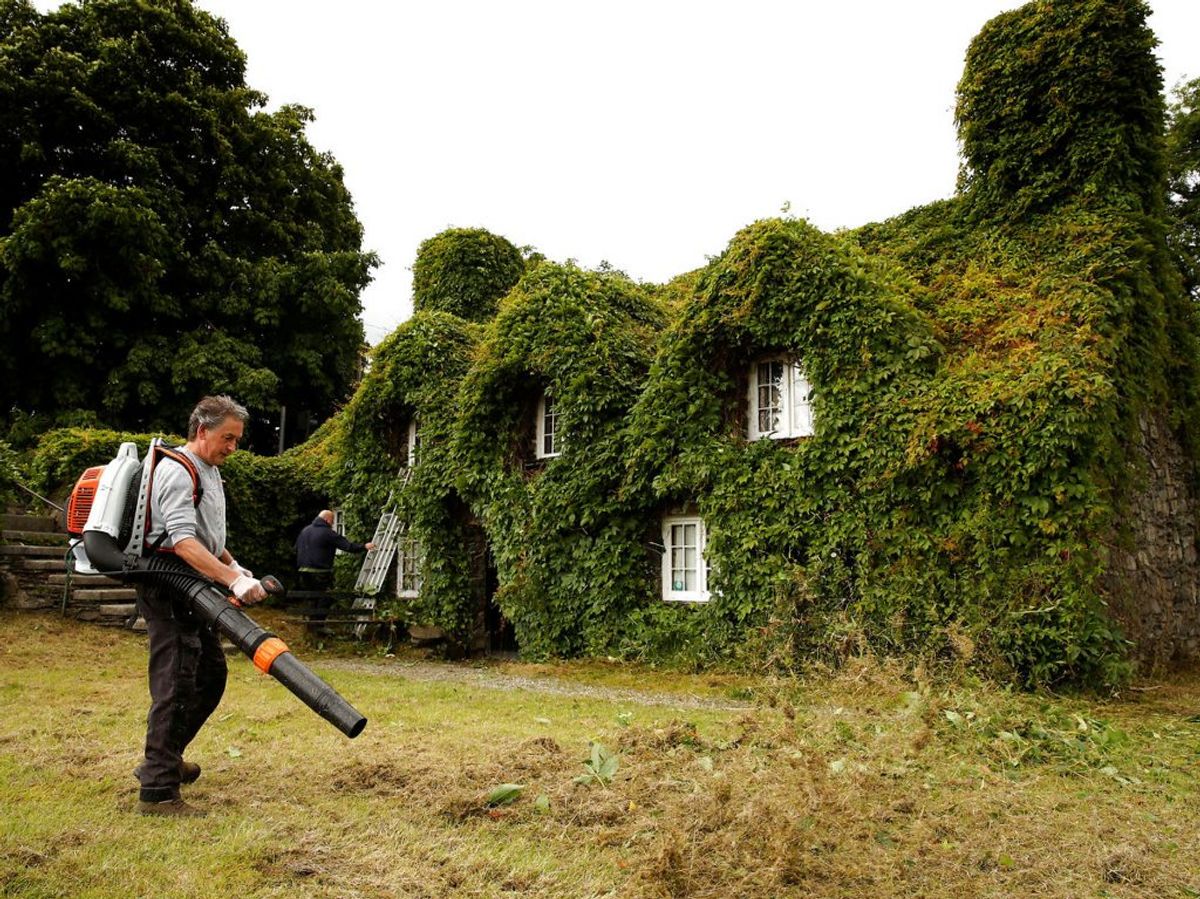 Så er huset blevet trimmet og man kan igen se både ind og ud af vinduerne. Foto: Scanpix.