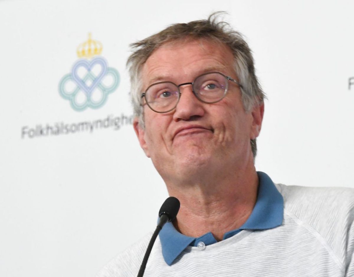 Sveriges efterhånden godt kendte statsepidemiolog Anders Tegnell har måttet høre på meget. Både ris og ros. Foto: TT News Agency/Fredrik Sandberg