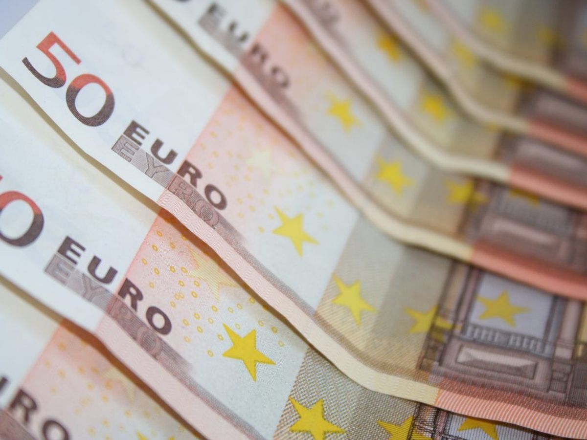 Det var falske 50 euro-sedler politiet har fundet på manden. Arkivfoto: Scanpix.