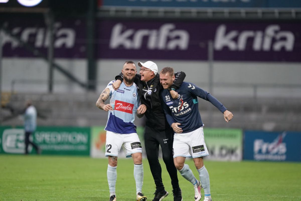 Sønderjyske spiller også i Superligaen i næste sæson. Foto: Claus Fisker/Scanpix