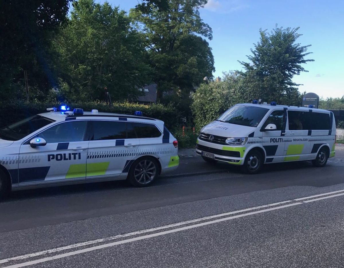 Nordsjællands Politi skulle torsdag undersøge, hvilke kemikalier der er blevet brugt til rengøringen. Foto: Presse-fotos.dk