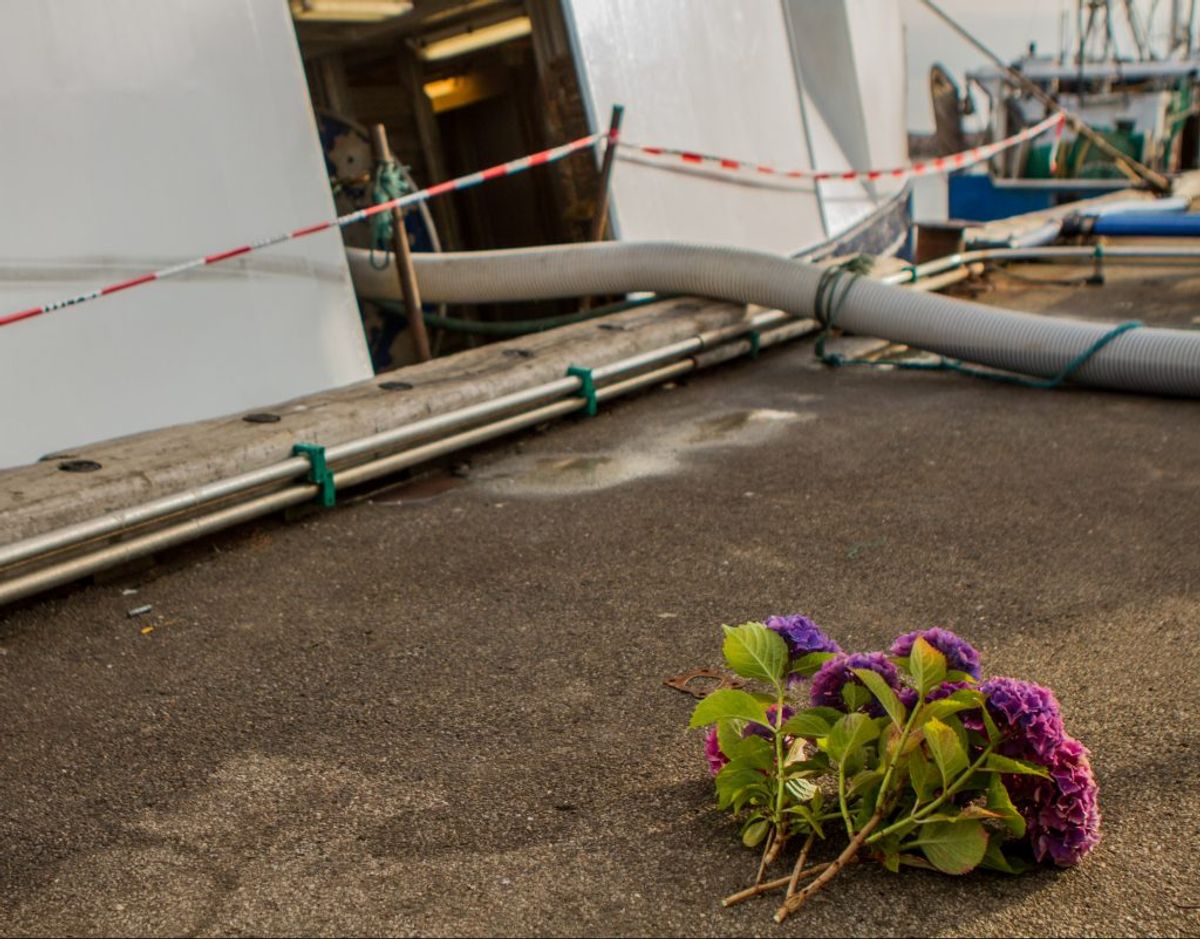 Ulykken skete her. KLIK FOR FLERE BILLEDER. Foto: Rasmus Skaftved