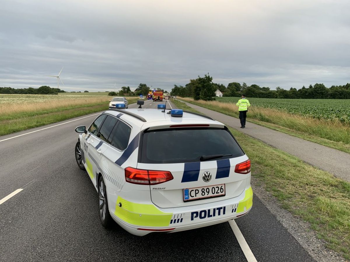 Flere meldes i livsfare efter ulykken. Foto: Øxenholt Foto/Peter Krog