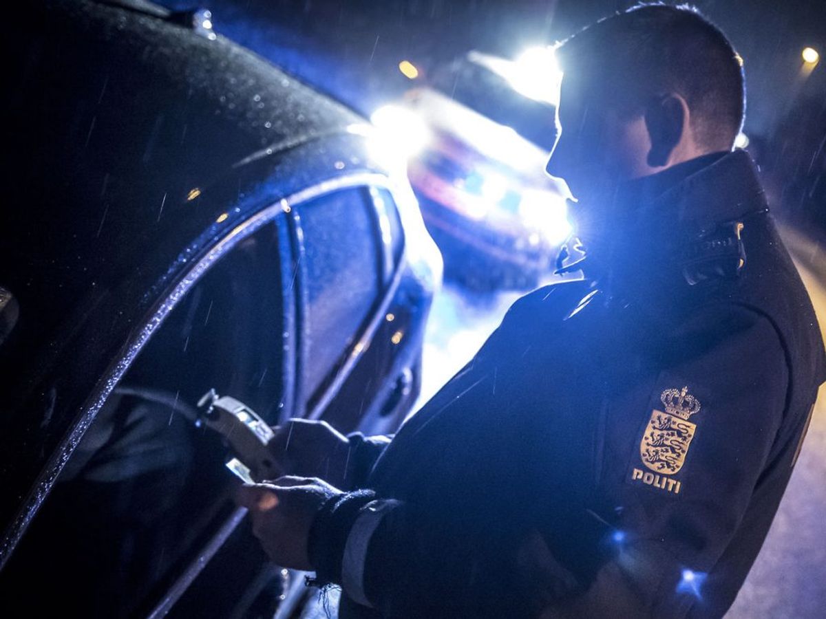 To færdselskontroller endte ud i 100 sager. Et skammeligt tal, mener politiet. Foto: Mads Claus Rasmussen/Ritzau Scanpix/ Arkiv