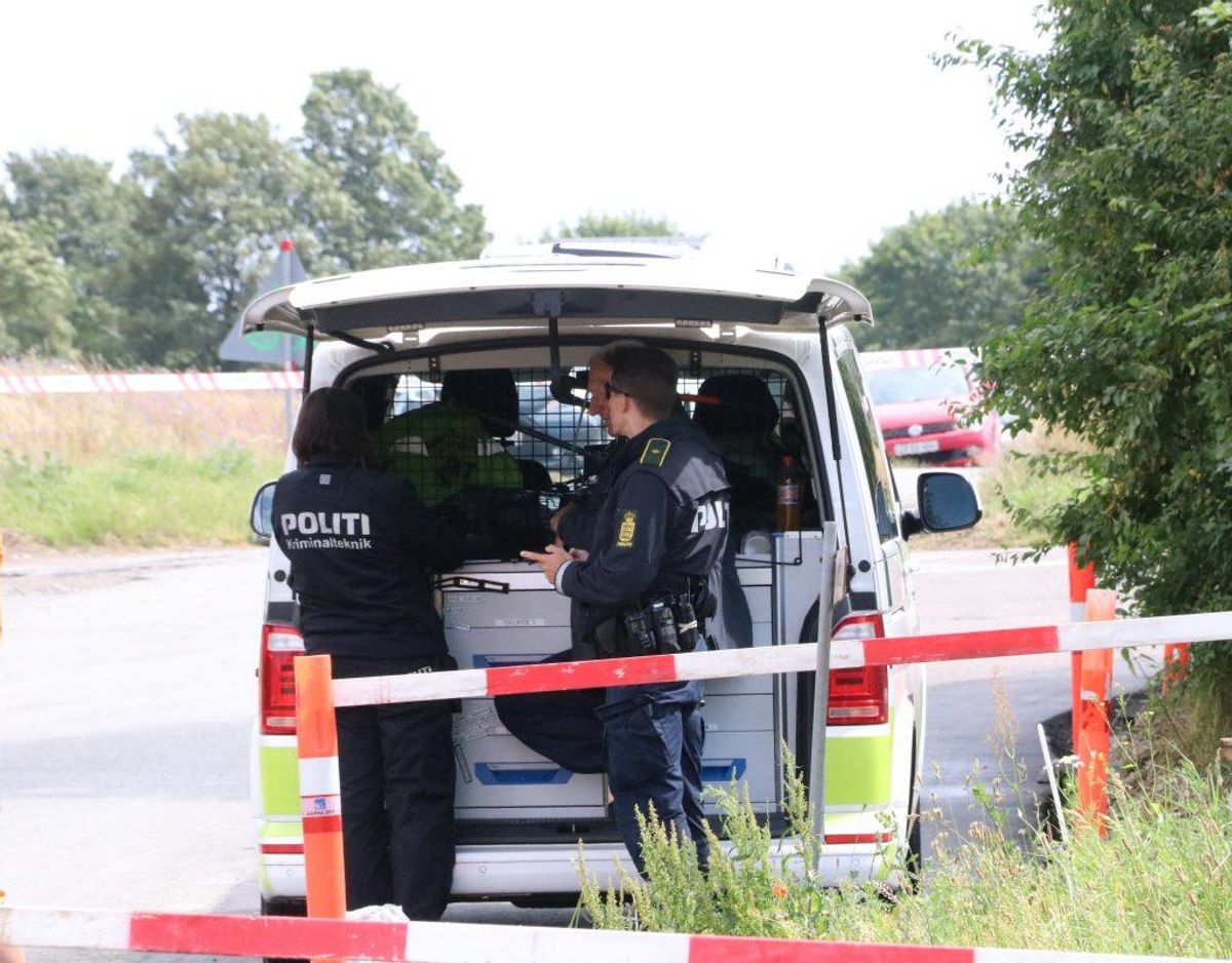 Den fatale ulykke indtraf lørdag. KLIK FOR FLERE BILLEDER DERFRA. Foto: Øxenholt Foto