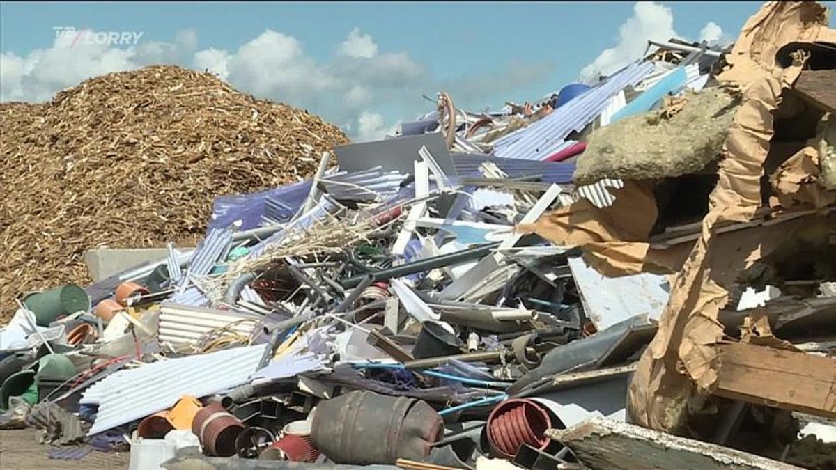 Det nye anlæg i Roskilde vil både skulle håndtere plastikaffald fra husholdninger og fra erhverv. Foto: TV2 Lorry.