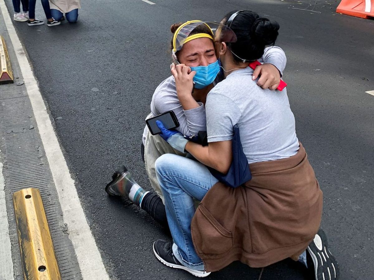 Et jordskælv i Mexico er målt til 7,7. Foto: Tomas Bravo/Scanpix.