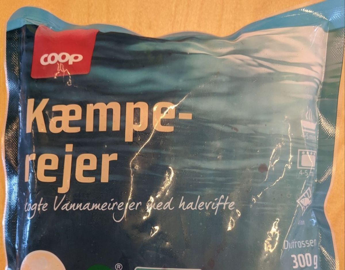 Disse kogte kæmperejer trækkes tilbage, da de kan kan indeholde vibrio cholerae. KLIK VIDERE OG SE FLERE BILLEDER AF PRODUKTET. Foto: Fødevarestyrelsen