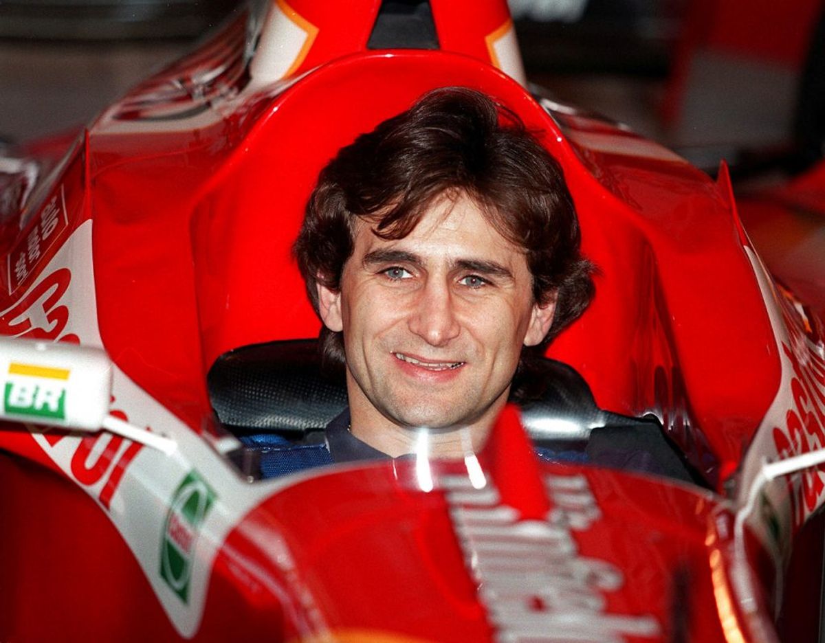 Zanardi i sin Formel 1-tid for Williams-holdet. Foto: Action Images/Brandon Malone