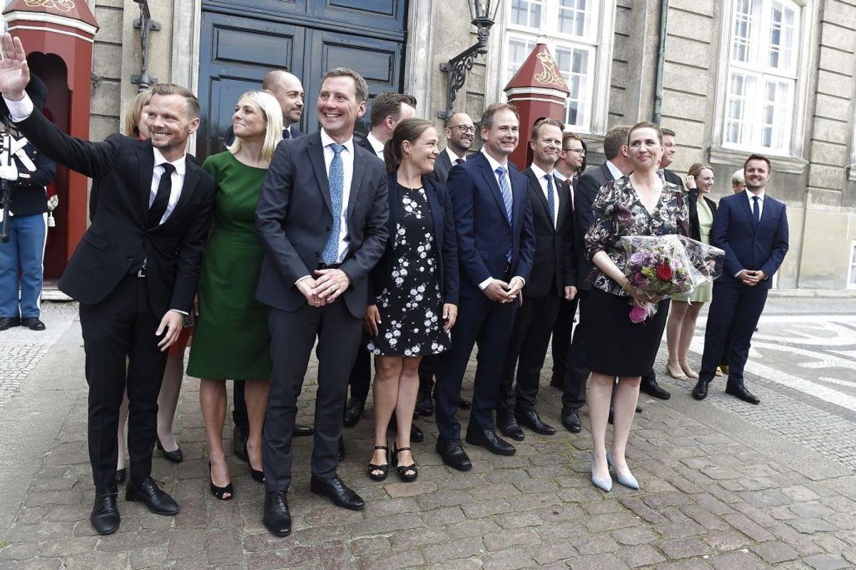 Præsentationen af den nye S-regering på Amalienborg i København. KLIK og se ministrene en for en. (Foto: Liselotte Sabroe/Scanpix 2019)