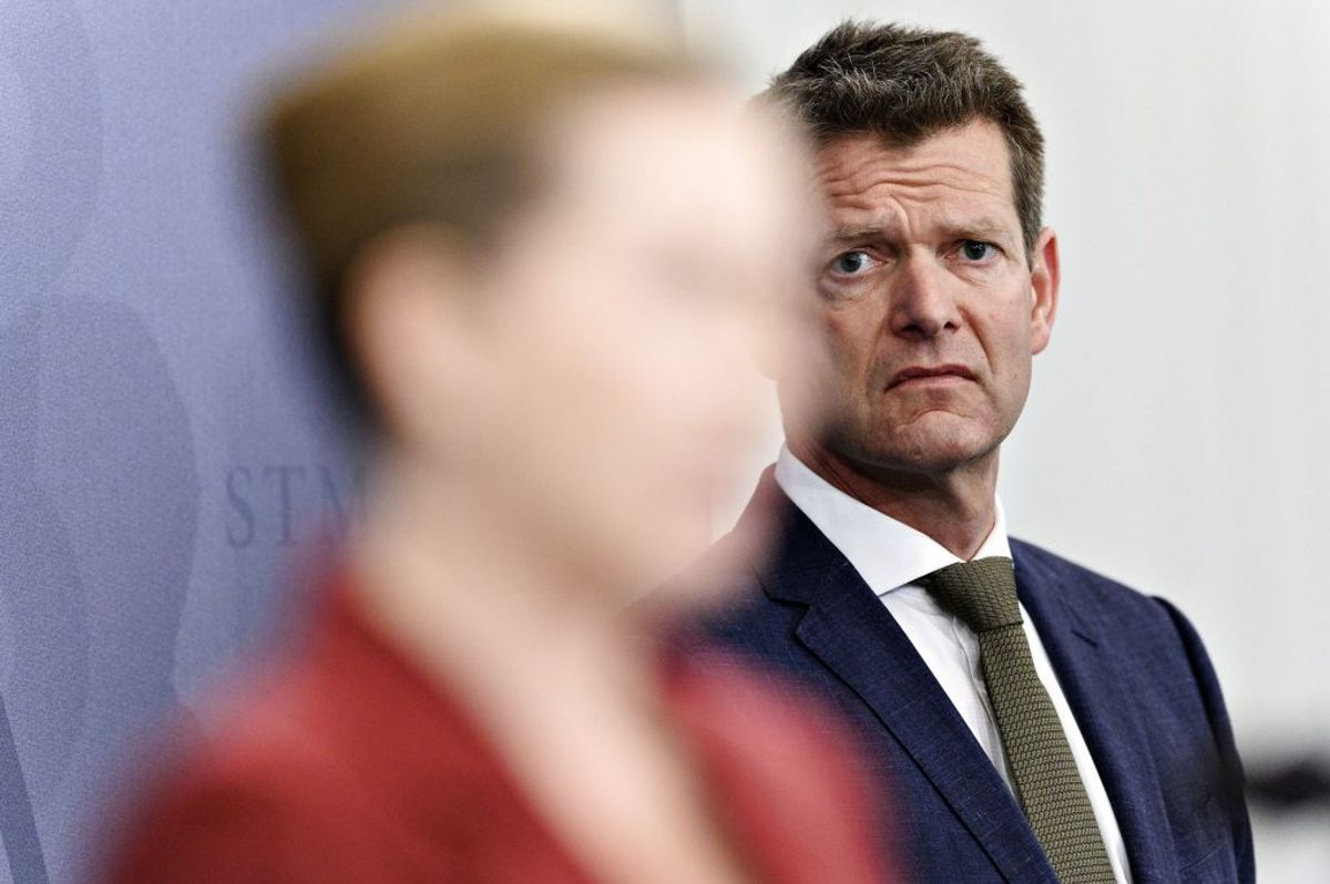 Jyllands-Posten skriver, at Søren Brostrøm og Sundhedsstyrelsen ikke anbefalede nedlukning. (Foto: Philip Davali/Ritzau Scanpix)
