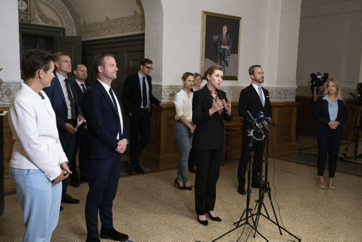 Partilederne kunne sent onsdag præsentere en aftale for yderligere åbning af samfundet. Blandt andet bliver grænserestriktionerne lempet. KLIK VIDERE OG FÅ ET OVERBLIK OVER, HVAD DER ÅBNER. Foto: Claus Bech/Scanpix
