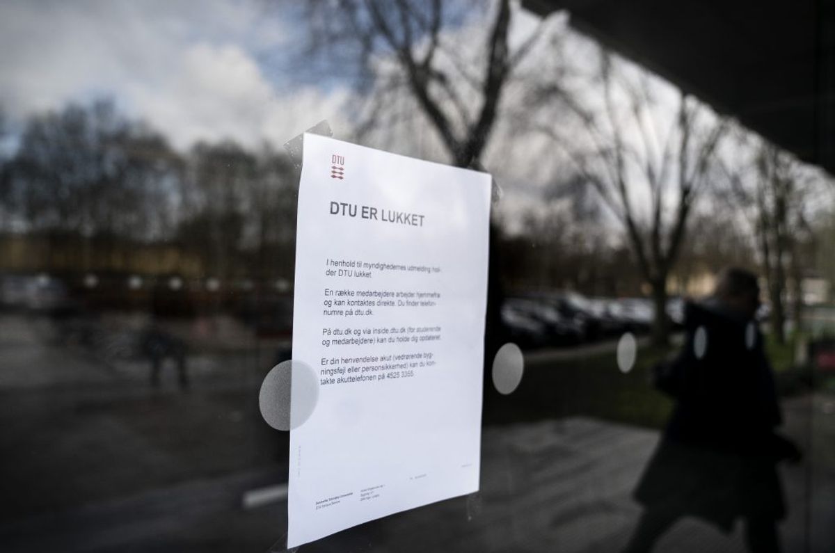 MELLEM SMITTERISIKO: HF-enkeltfag, universiteter, professionshøjskoler og erhvervsakademier.(Foto: Liselotte Sabroe/Ritzau Scanpix)