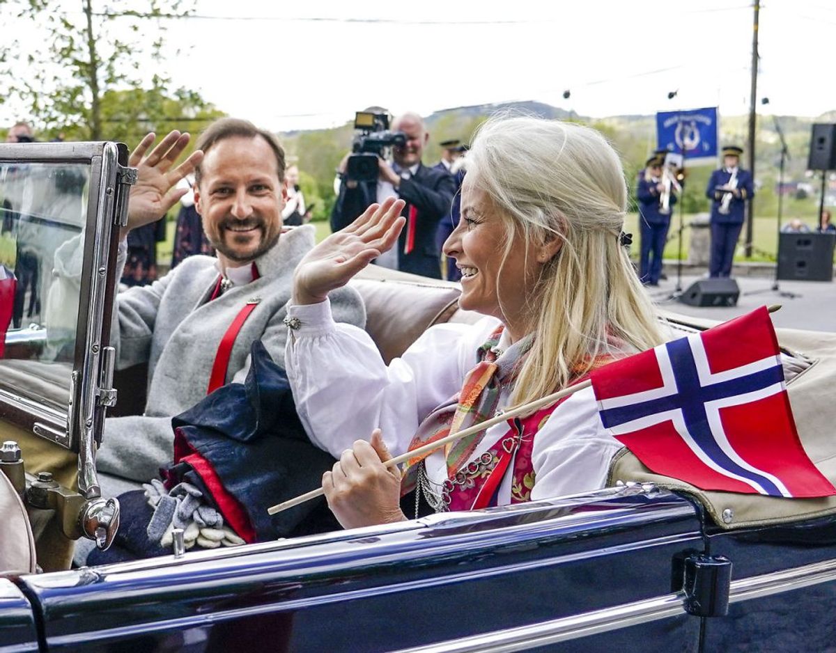 Den norske kongefamilie trodsede coronakrisen og fejrede den norske nationaldag den 17. maj 2020. Foto: Lise Åserud / NTB scanpix