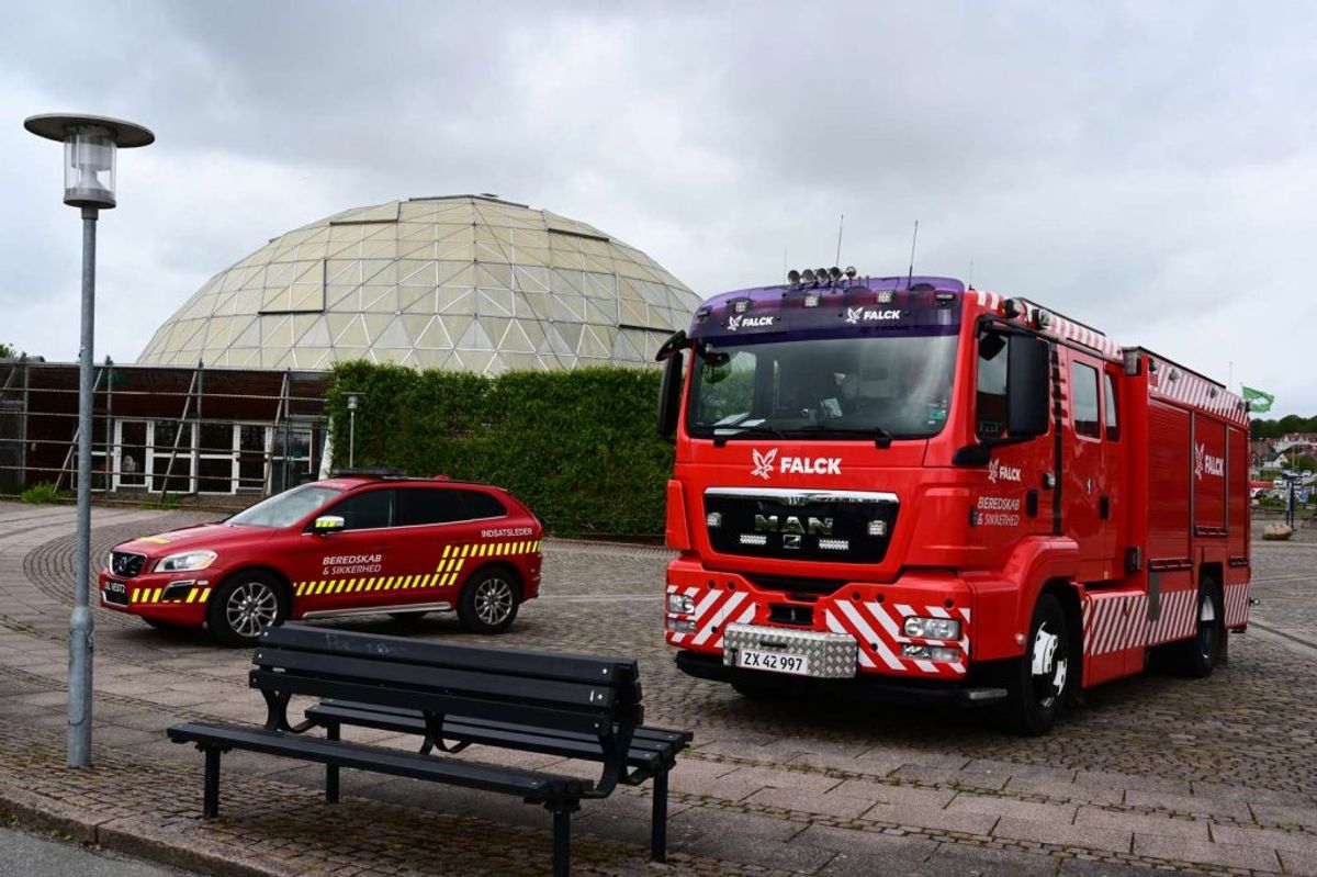 Lørdag fandt der en massiv eftersøgning af en ung kvinde sted i Randers. KLIK FOR FLERE BILLEDER FRA STEDET- SAMT FOR AT SE ET BILLEDE AF DEN FORSVUNDNE KVINDE. Foto: Øxenholt Foto.