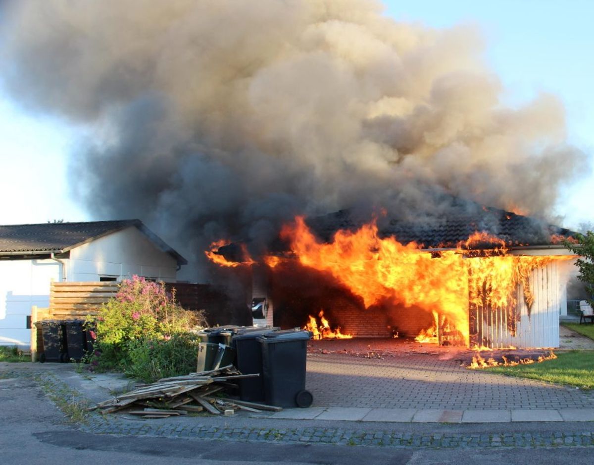 Politiet er på sagen. Foto: Presse-fotos.dk.