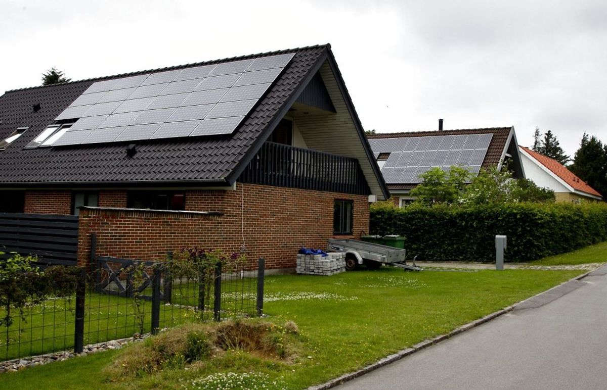 Derfor vil der være et større slid og sæsonbetonet tæring på husets ydre overflader i syd- og vestvendt retning. (Foto: Morten Stricker/Scanpix 2012)