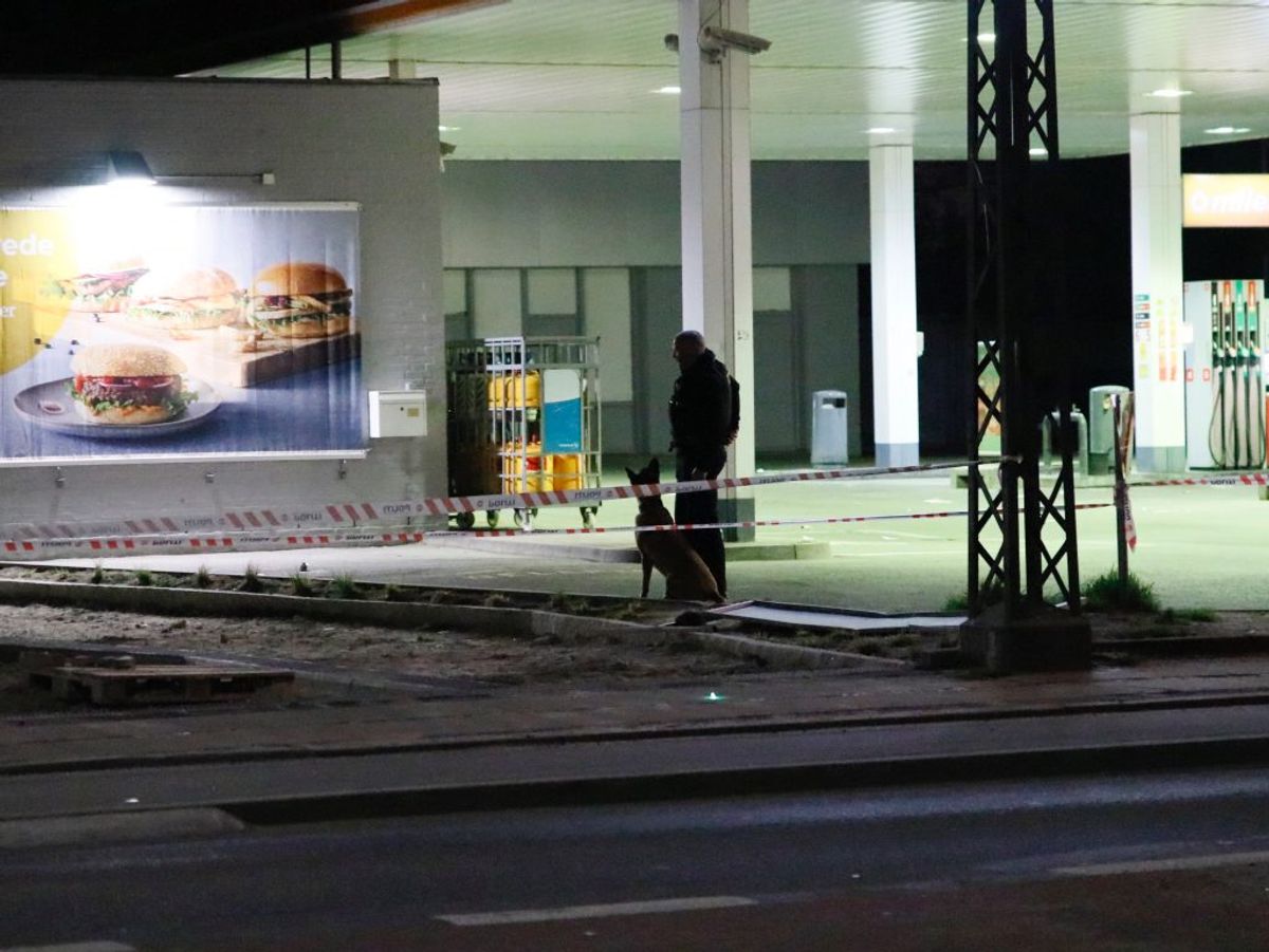 Politiet efterforskede natten til lørdag et knivstikkeri. Foto: Presse-fotos.dk