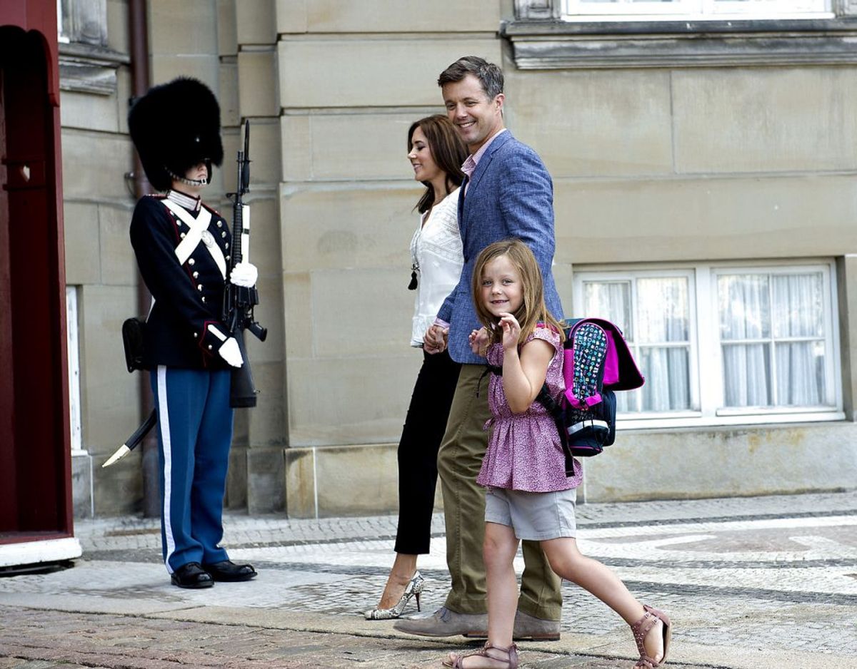 Prinsesse Isabella begyndte i skole i 2013. Foto: Keld Navntoft/Scanpix 2013