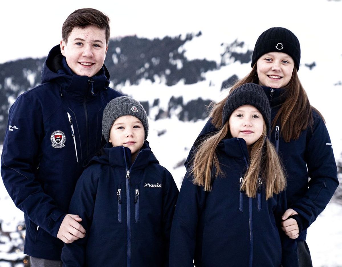 Prinsesse Isabella der den 21. april 2020 fylder 13 år har netop afsluttet et skoleophold i Schweiz med sine søskende. Til dagligt går de alle på Tranegårdskolen. Foto: Ida Guldbæk Arentsen/Ritzau Scanpix