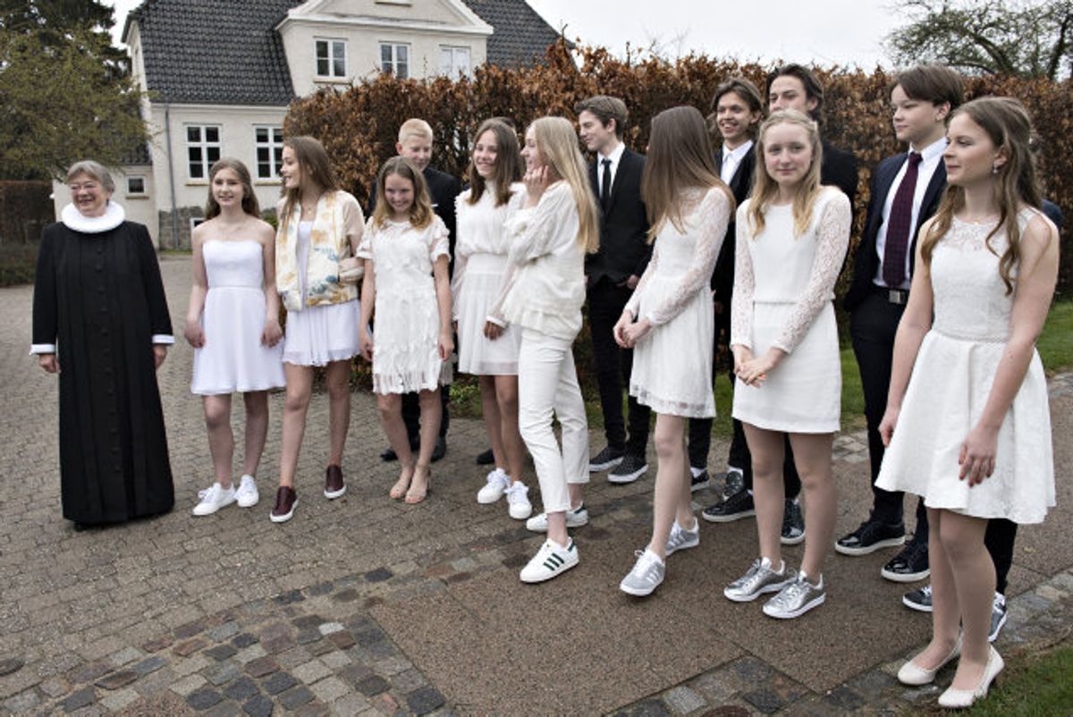 Årets konfirmationer er udskudt til juni måned på grund af coronavirusset.
(Arkivfoto) Foto: Jens Nørgaard Larsen/Scanpix