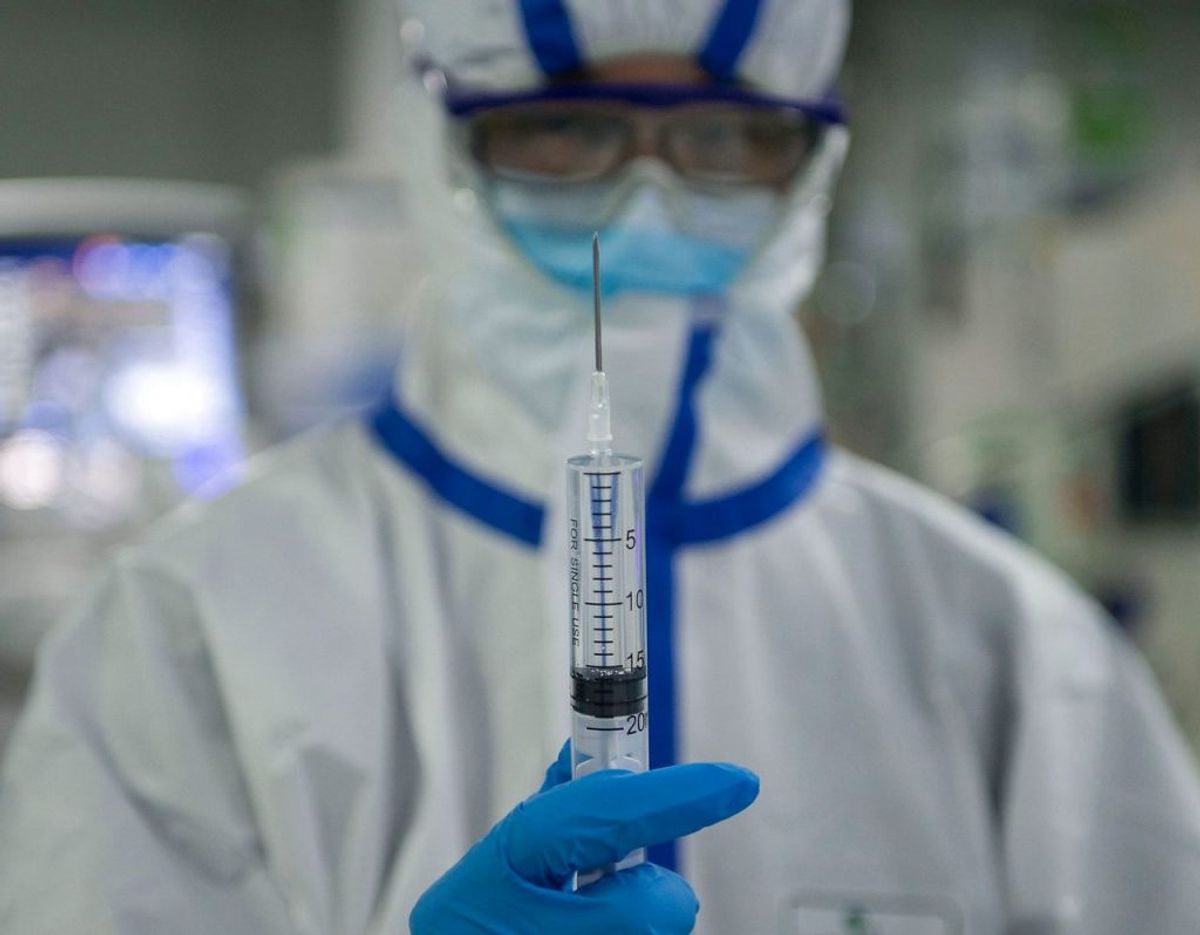 Ifølge en ny undersøgelse frygter flertallet af danskere ikke at blive smittet med coronavirus. KLIK VIDERE OG SE FLERE BILLEDER Foto: STR / AFP) / China OUT