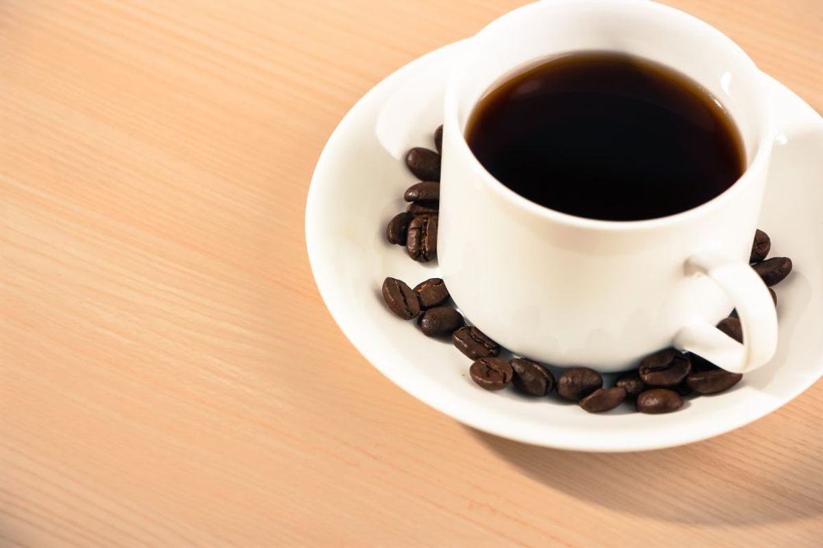 Hvis du drikker kaffe eller te uden mælk og sukker, så kan du drikke op til fire kopper om dagen, der tæller med i dit ‘vand’-budget. Foto: Colourbox