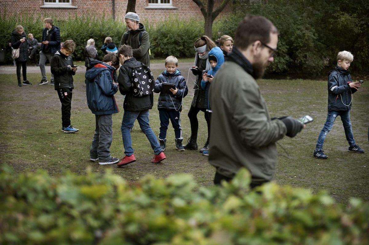 2016: De mange Pokémon-jægere fik danskerne til tasterne. Foto: Scanpix.