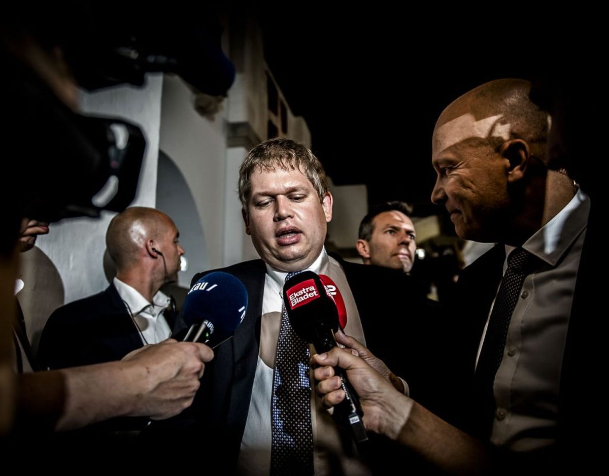 Rasmus Paludan modtog den tvivlsomme ære. Foto: Scanpix