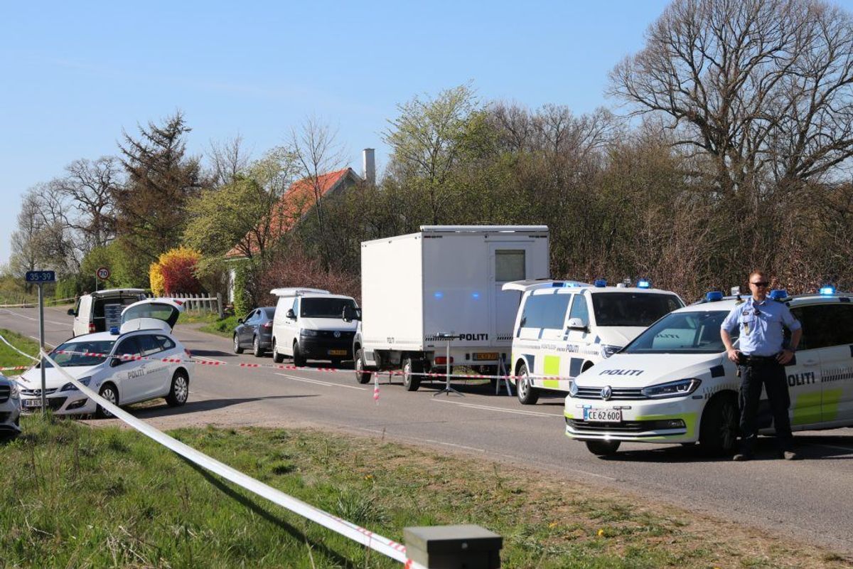 Kiehns hus brændte ned. Foto: Presse-fotos.dk