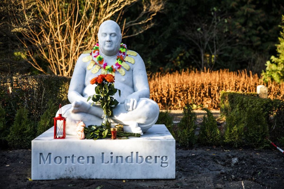 Morten Lindberg alias Master Fatman har fået gravmæle på Assistens Kirkegaard i København. (Foto: Ólafur Steinar Rye Gestsson/Ritzau Scanpix)