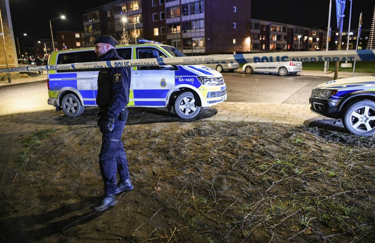 To mænd er alvorligt såret efter en skudepisode i Uppsala i Sverige. Arkivfoto: Scanpix.