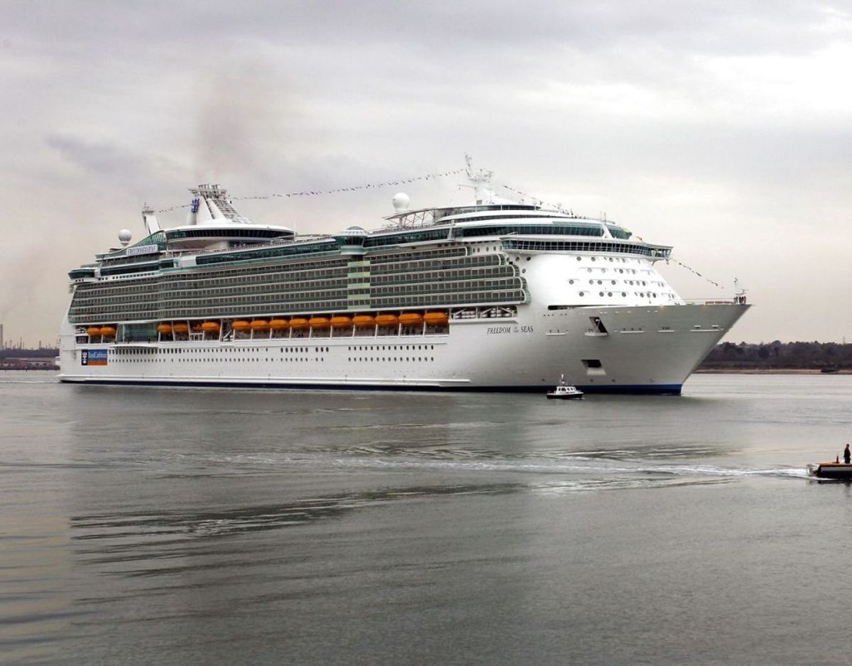 Freedom of the Seas. Et af verdens største krydstogtskibe. Foto: Scanpix