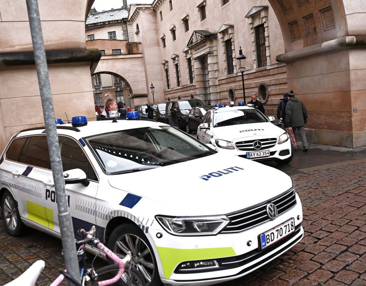 Otte personer er torsdag blevet fremstillet i grundlovsforhør i Københavns Byret. Mens en person er fremstillet i Odense Byret. Photo: Philip Davali / Ritzau Scanpix