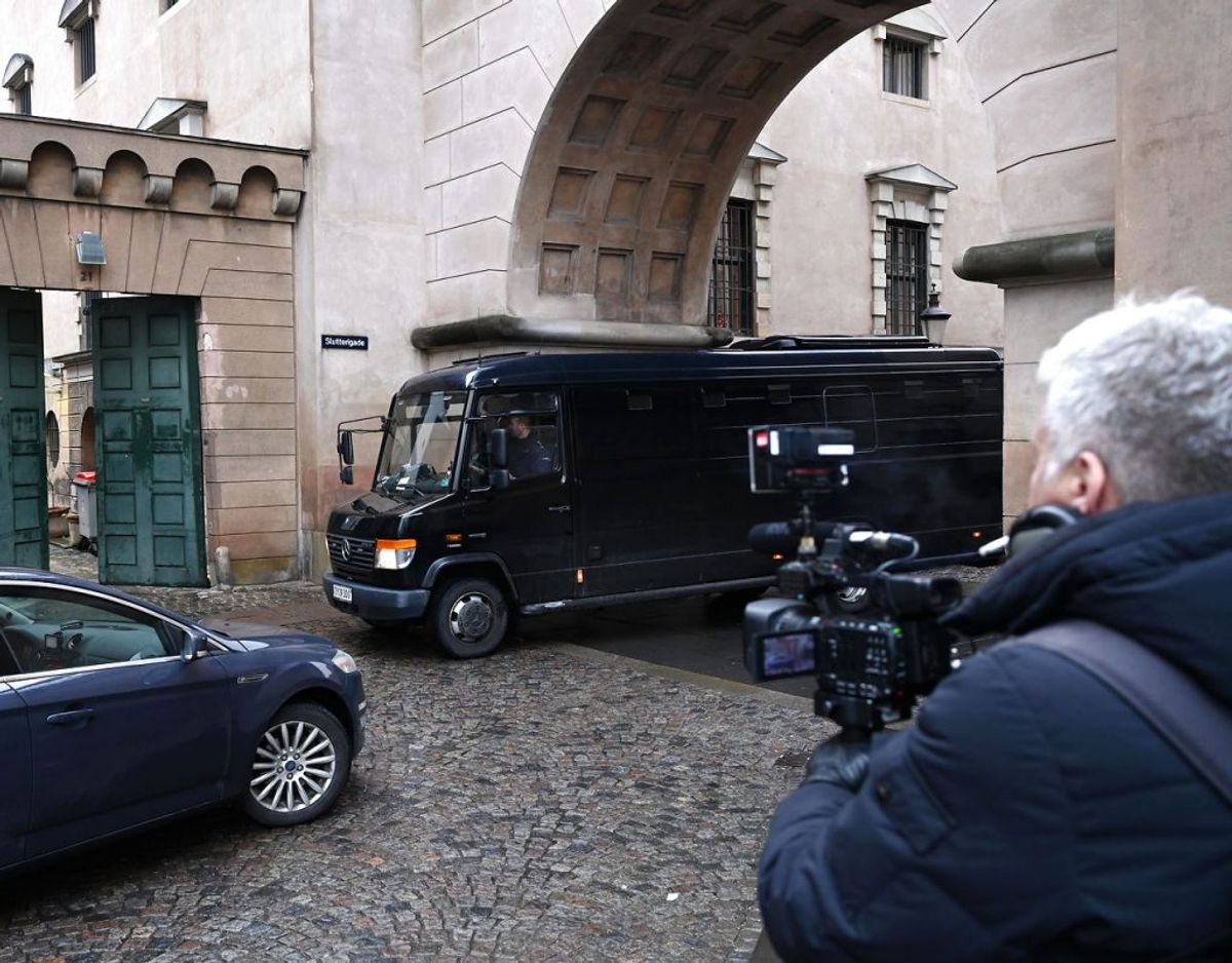 Otte personer er torsdag blevet fremstillet i grundlovsforhør i Københavns Byret. Mens en person er fremstillet i Odense Byret. Foto: Philip Davali/Scanpix 2019