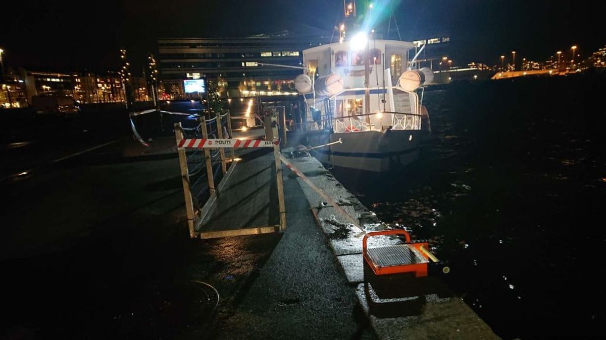 Tre personer faldt tirsdag aften i vandet i Aarhus Havn. KLIK og se mere. Foto: Øxenholt Foto.
