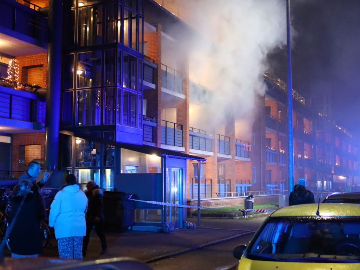Anmeldelsen lød på, at lejligheden var overtændt. KLIK FOR FLERE BILLEDER. Foto: Presse-fotos.dk