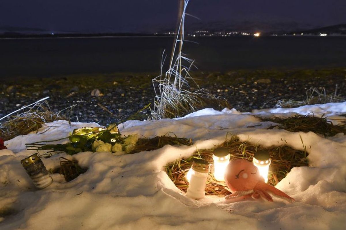 De afdøde mindes. Foto: Scanpix