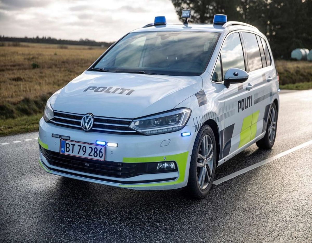 En 41-årig mand stak af fra politiet onsdag aften, da politiet ville standse ham under mistanke for kørsel under påvirket tilstand. Foto: Elo Christoffersen/ Arkiv