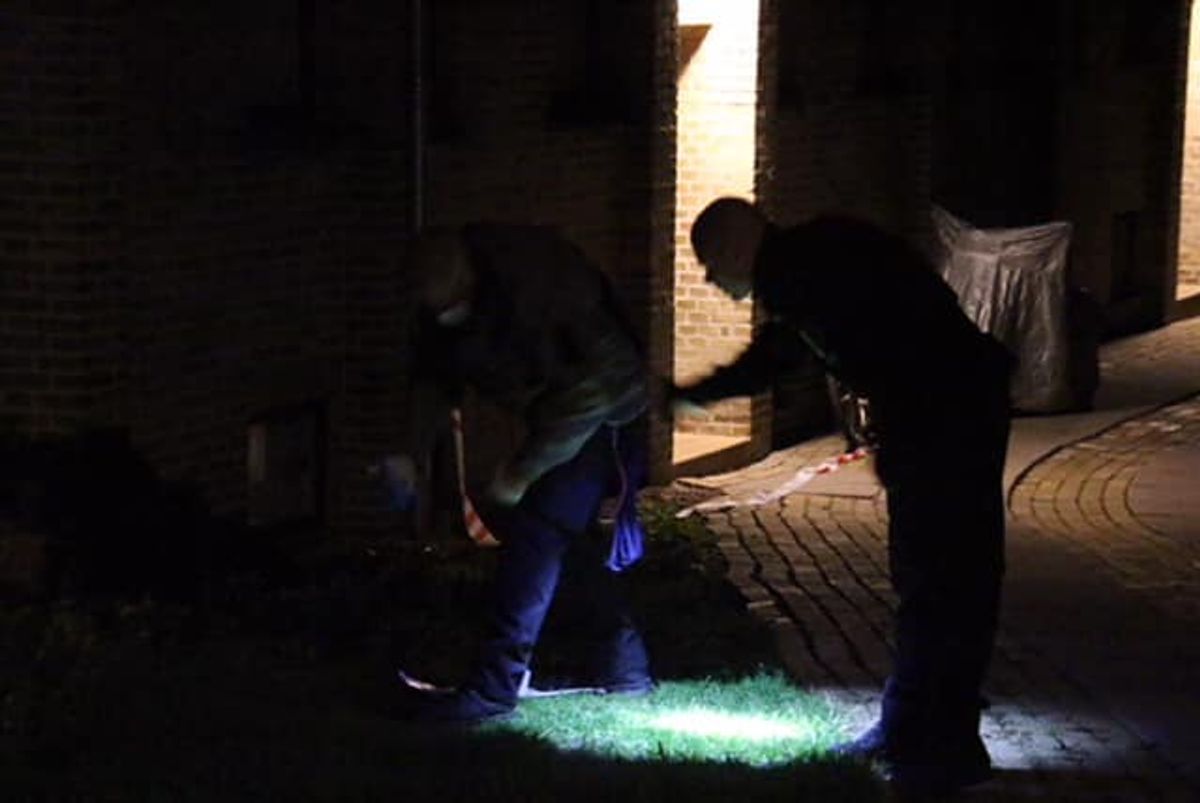 Drabet skete på Kildeager i Husum. KLIK FOR FLERE BILLEDER FRA STEDET. Foto. Presse-fotos.dk