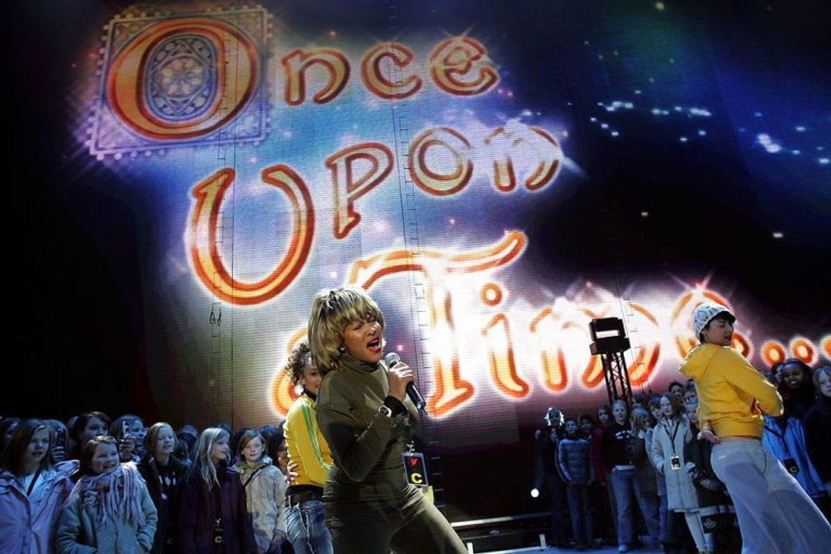 ‘Once upon a time’ var et storstilet arrangement, men skandaleshowet blev overtaget af Tina Turner. I dag fylder hun 80 år. KLIK VIDERE OG SE BILLEDER FRA SHOWET. Foto: Scanpix