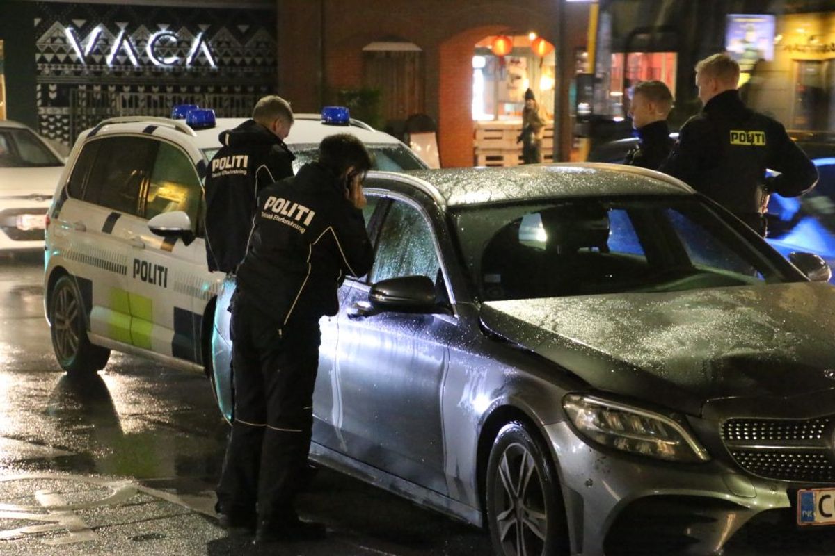Politiet har fundet bilen. KLIK VIDERE FOR FLERE BILLEDER. Foto: Scanpix