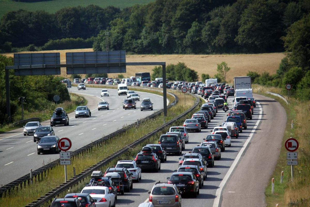 Den store omkørsel kan give problemer i trafikken. Arkivfoto: Elo Christoffersen