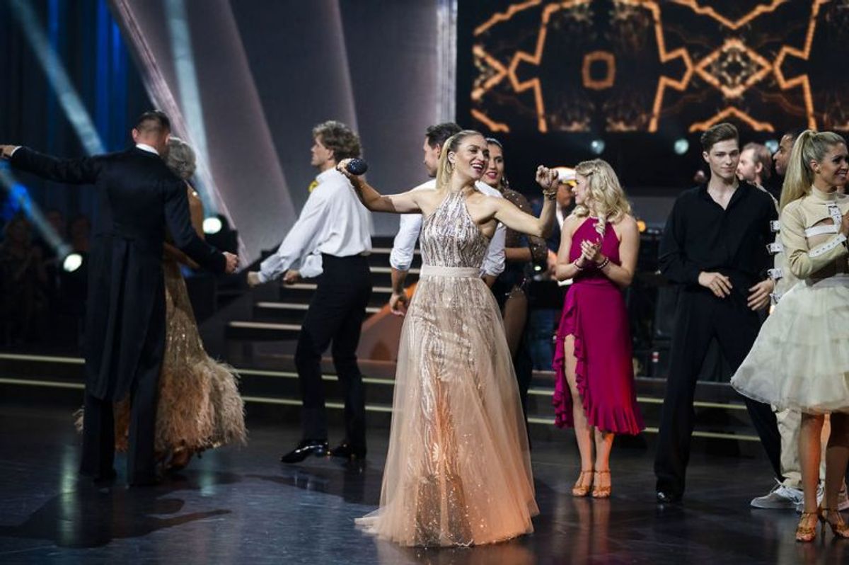 sendxnet Vild med dans værtinde Christiane Schaumburg-Müller Vild med dans program 9, sæson 16 på TV2, fredag den 8. november 2019. (foto: Martin Sylvest/Ritzau Scanpix 2019)