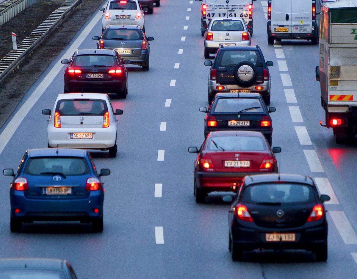 I Gladsaxe Kommune er borgerne voldsomt generet af støj fra motorvej. Det vil borgmesteren gerne lave om. Foto: Scanpix