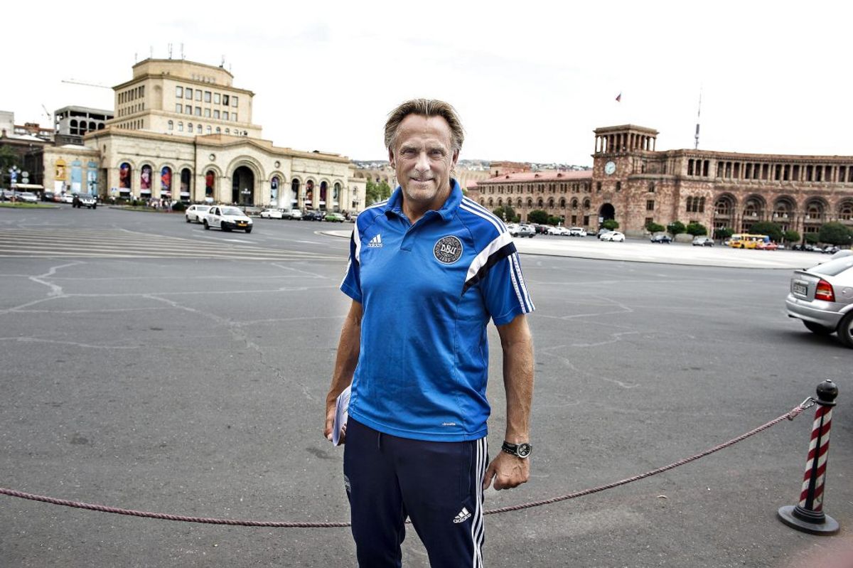 Målmandstræner Lars Høgh har fået tilbagefald. (Foto: Henning Bagger/Scanpix 2015)